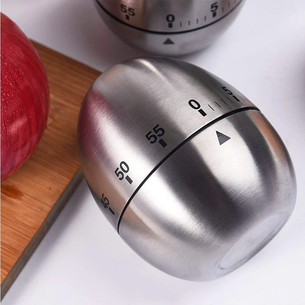 Кухонный таймер ручная Механическая вращающаяся сигнализация в форме яйца из