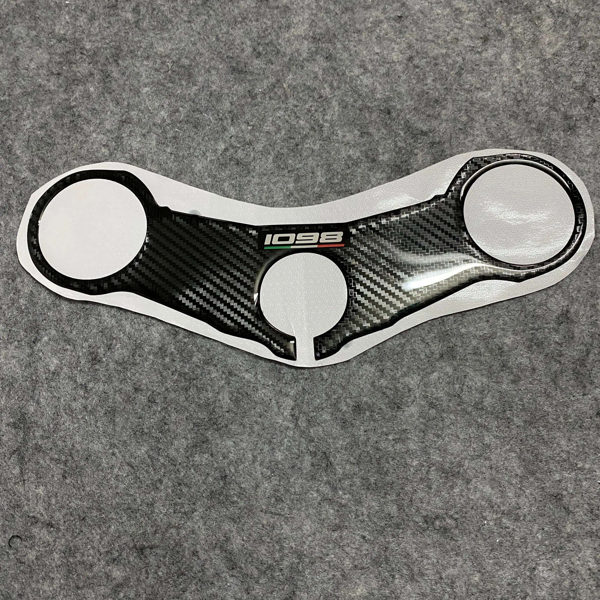 3D углеродный вид Топ тройной зажим хомут защитный чехол топ ссылка наклейка Samsung