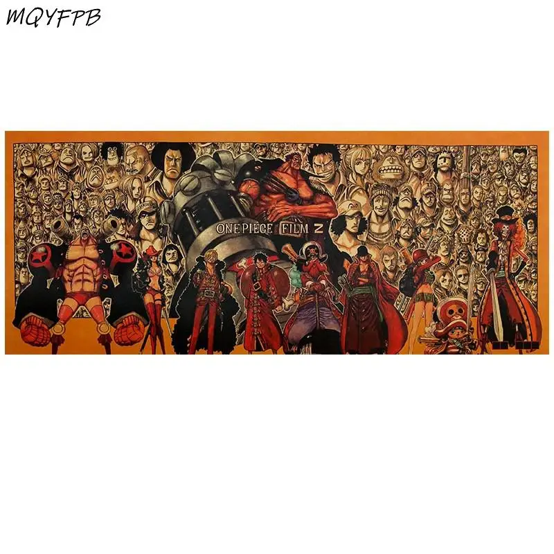 

Animation Character series Poster Kraft Paper Wall Sticker Decorative Painting Of Household Goods 70x29cm