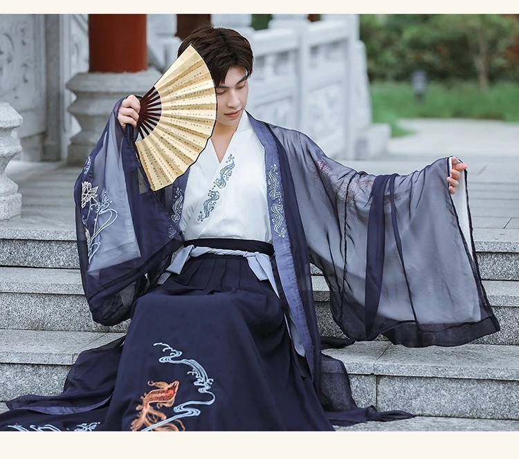 2021 мужской китайский традиционный костюм старинная одежда Национальный Тан