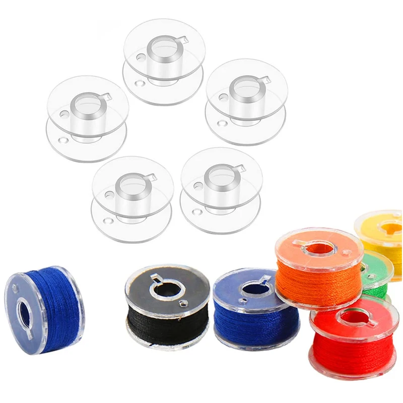 

10/50 Pcs Clear Sewing Machine Bobbins Spools Empty Bobbins Spools For Home Sewing Accessories Tools