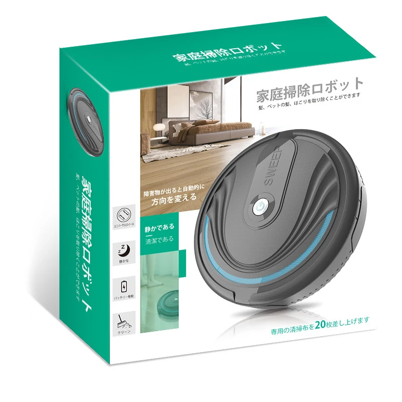 

Intelligent Mopping Robot Smart Sweep Wet Mopping Automatic Scrubber Mop Robotic Run 60 Mins Mop Cleaners For Home Office Indoor