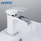 GAPPO белый смеситель для раковины, смеситель для ванной комнаты, латунные краны, смеситель для воды, крепление на палубе Torneira