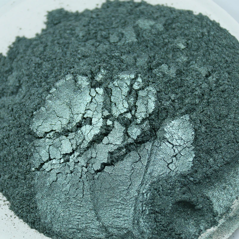 50 г жемчужная пудра пигмент акриловая Краски Type4381 зеленого цвета для ремесла