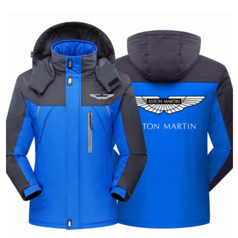 

2021 Aston Martin Coupe Men's Clothing Fleece Waterproof Fishing Jackets Winter Fashion Thicken Slim Zipper Warm High Quality