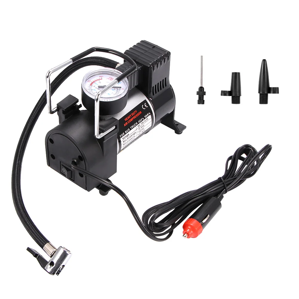 

12V Portable Auto Car Electric Air Compressor Tire 150PSI Inflator Pump for Motorbike Tire Inflator Pump Car Accessories