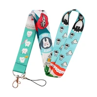 yl275 medical tooth dentist doctor nurse neck straps lanyard cute keychain id card pass key ring badge holder jewelry gifts
