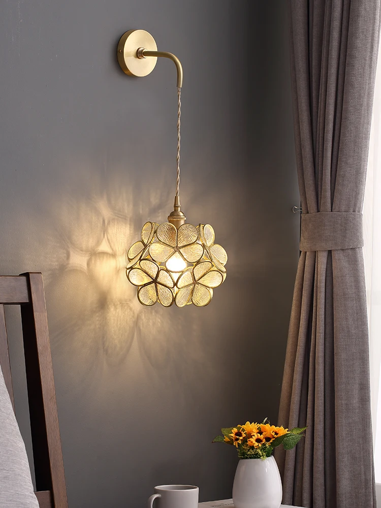 Настенный светильник MOONSHADOW полностью медный минималистичный настенный в