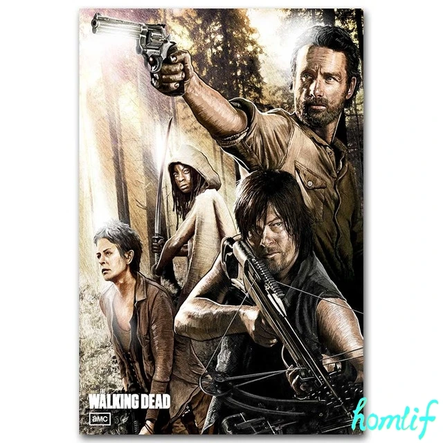 Алмазная картина из мультфильма алмазная вышивка Ходячие мертвецы мозаика