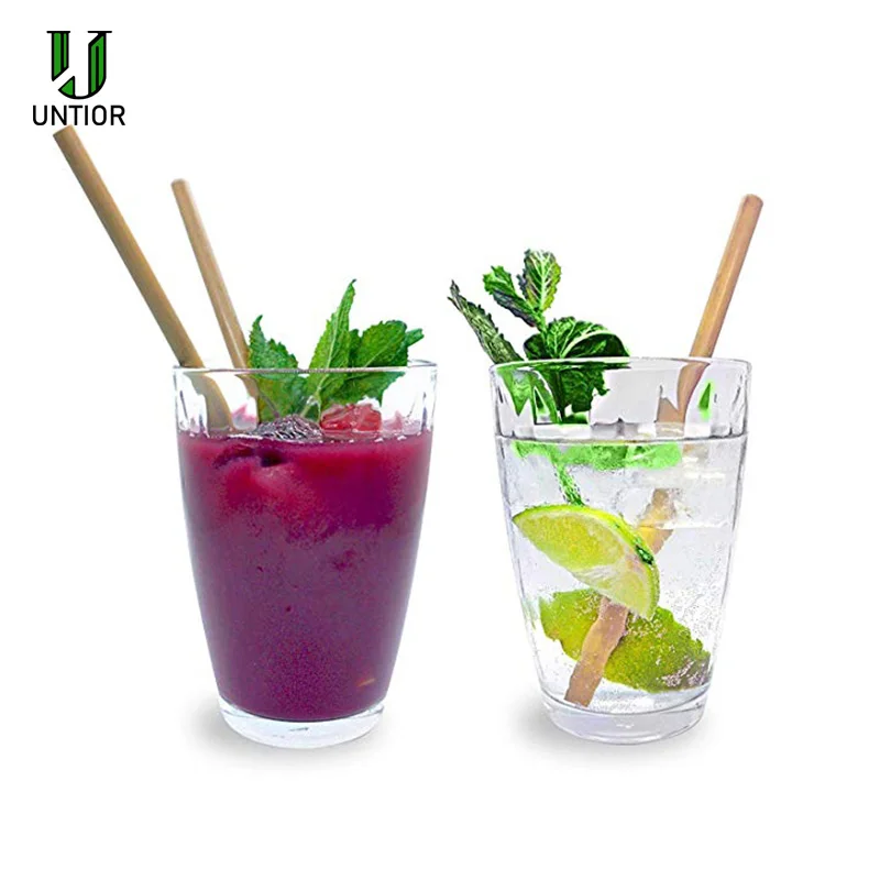 Натуральная Органическая Бамбуковая соломинка многоразовые Экологически