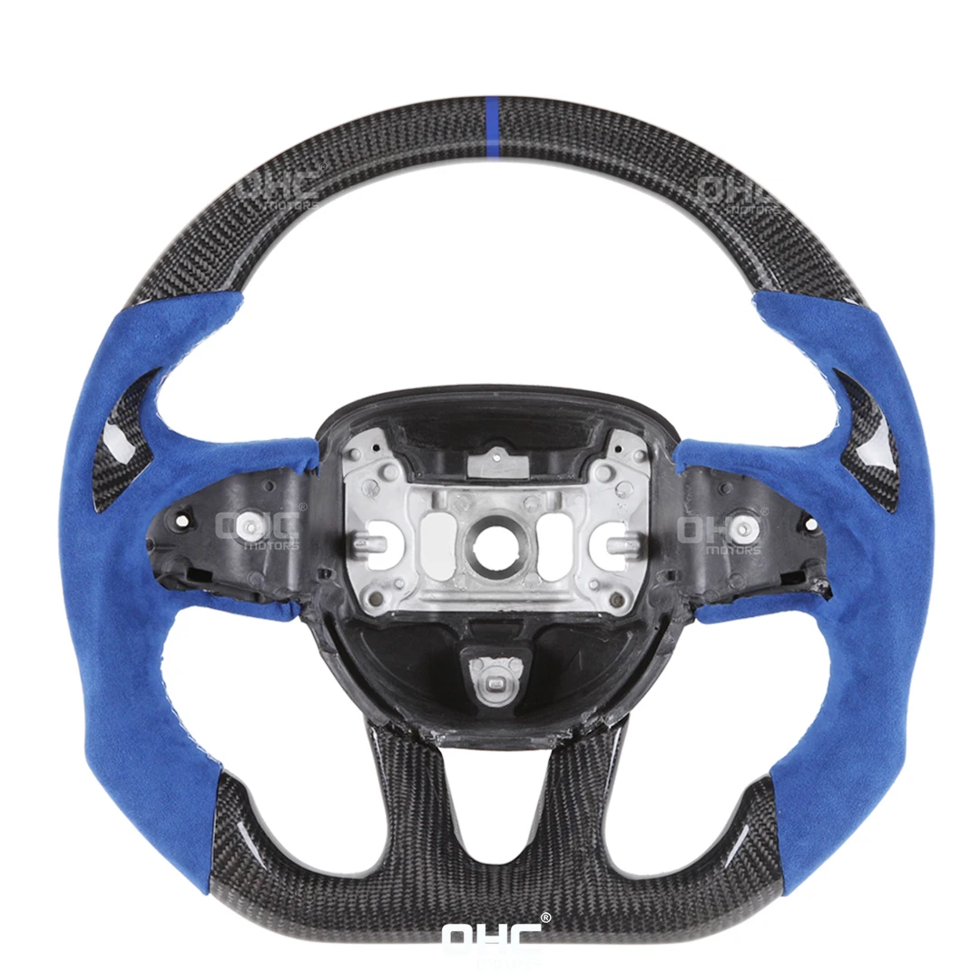 

Real Carbon Fiber Steering Wheel Fit for Dodge