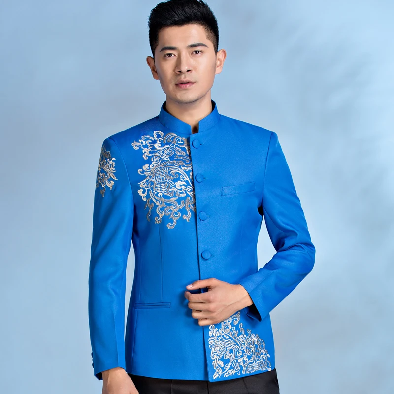 New Classic High Quality Retro Fashion Mens Bling Sequins Tuxedo Wedding Suit Pant Jacket Coat Blazer Black Free Shipping | Мужская
