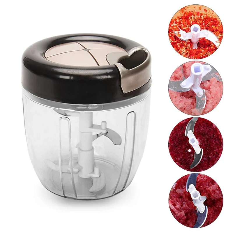 900 мл машина для резки овощей ручной измельчитель лука и чеснока Мясорубка еды