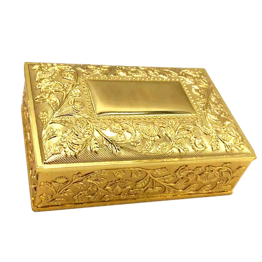 Antique Jewelry Case Vintage Design Jewels Holder Trinkets Organizer Box