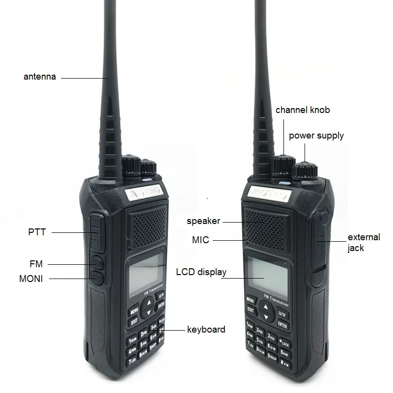 Портативная рация Baofeng портативная высокой мощности 12 Вт 50 км Любительский