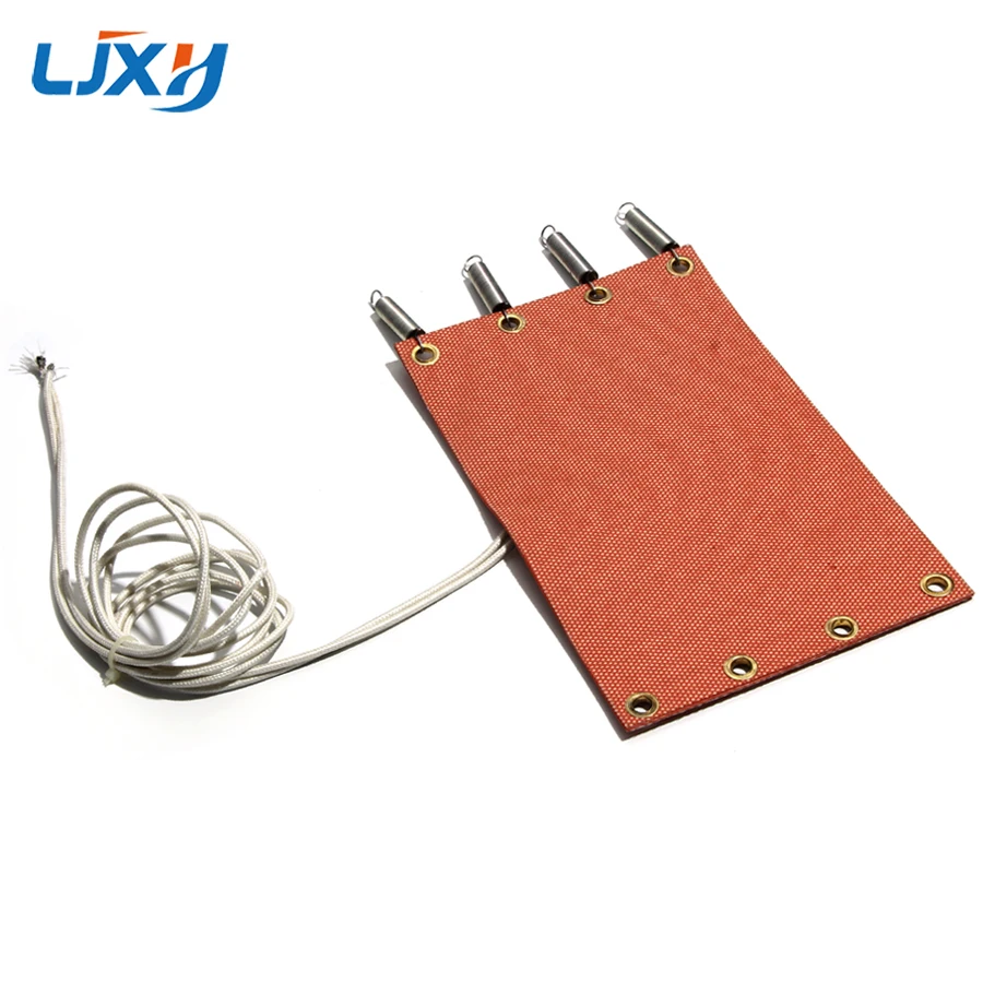 

LJXH 500*500mm Silicone Rubber Heating Plate with Spring and Hole 3D Printer Heater Polyimide Film Insulation Max 260℃/500℉
