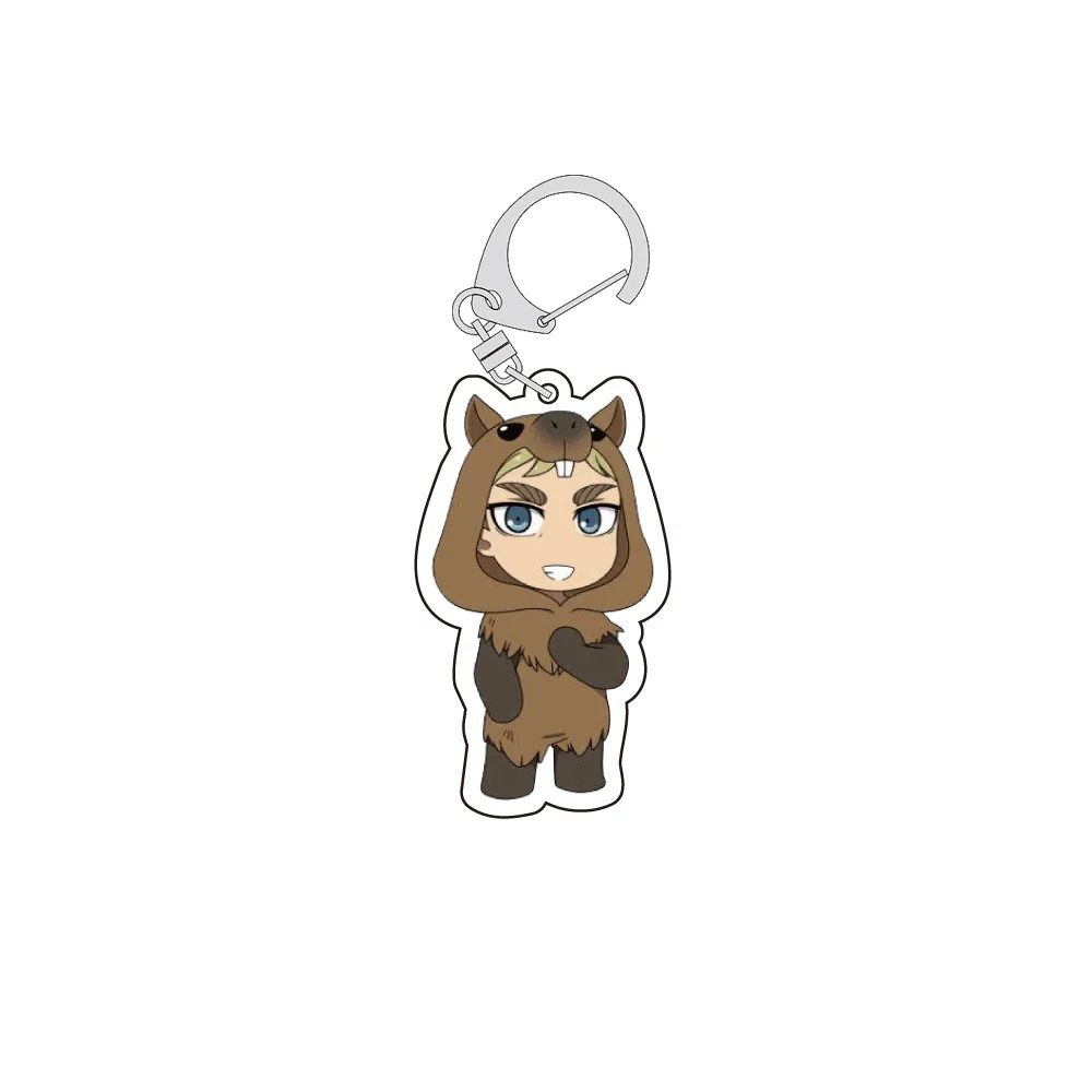 

Attacking Giants Anime Peripheral Acrylic Key Chain School Bag Pendant