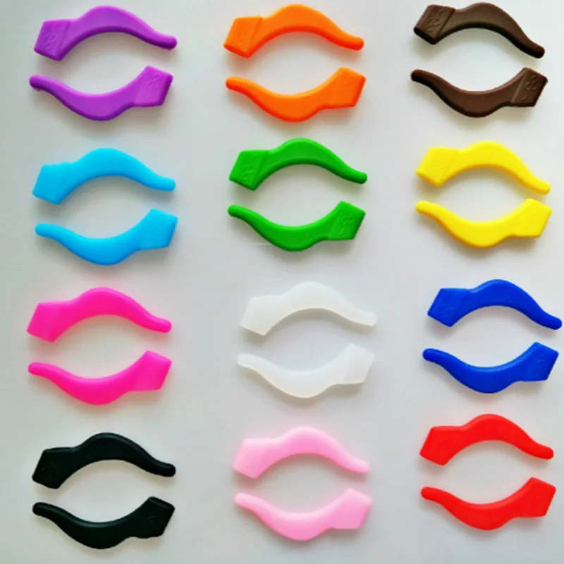 

3 Pairs Soft Silicone Anti Slip Ear Hooks for Glasses Eyeglass Sunglasses EDF88