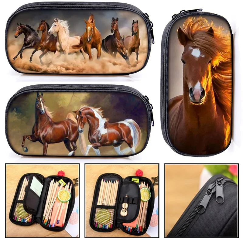 Bag Women Makeup Bags Boys Girls Pencil Box Kids School Supplies Gift