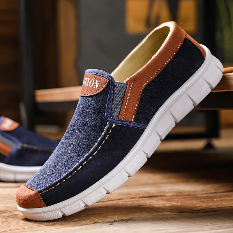

New Men's Canvas shoes Men Comfortable Casual Shoes Fashion Male Loafers Shoes Outdoor Flats Male Skate Walk Shoes Man Footwear