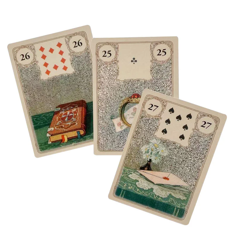 The Laura Tuan Lenormand Oracle Cards Tarot Deck 36 For Board Game Card Party | Спорт и развлечения