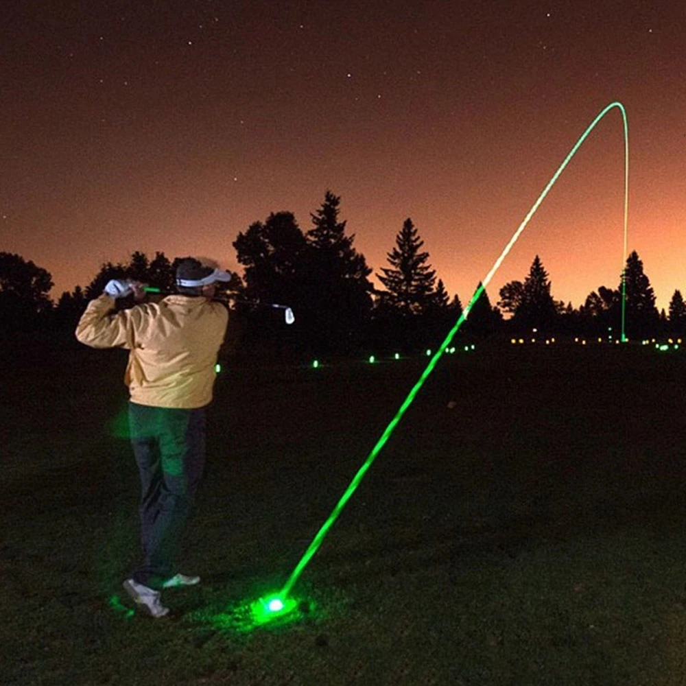 

10 шт. мячи для гольфа для ночного спорта, светящиеся в темноте, яркие цветные светящиеся мячи