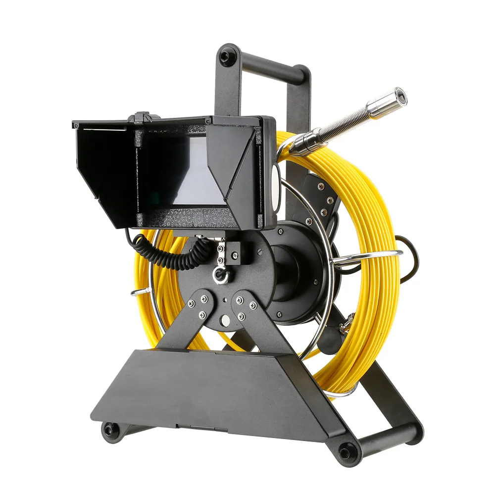 Продажа MAOTEWANG 4,3-дюймовая камера для осмотра канализационных труб со счетчиком 16 ГБ DVR Промышленный эндоскоп для канализации IP68 5600MHA Батарея