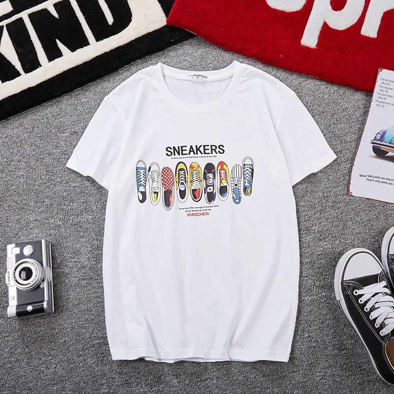 Футболка мужская с коротким рукавом смешная модная тенниска в японском стиле