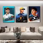 Постер формула чемпионата мира F1 McLaren Elton SennaЛьюис Гамильтон постер художественное декорирование картина стена для гостиной