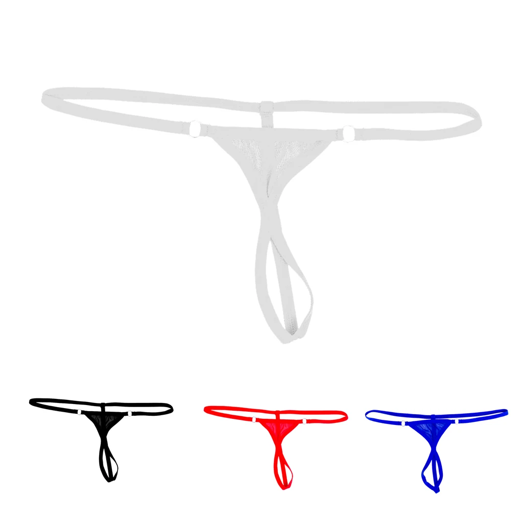 Mens Open Crotch Underwear T Back Thong |