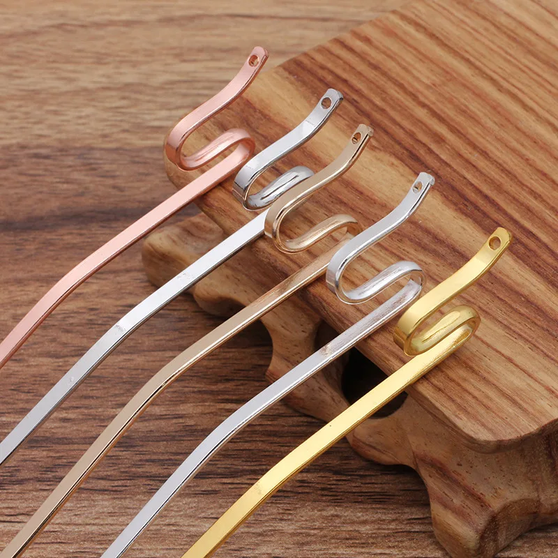 Ретро Змея Форма аксессуар для волос с отверстиями металлическая булочка