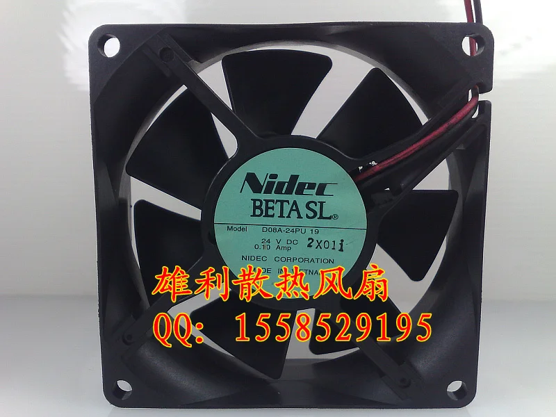 

NEW D08A-24PU 19 24V 0.10A 8CM 8025 2wire Motor protection cooling