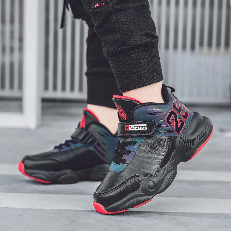 Детская Баскетбольная обувь для мальчиков Детские уличные кроссовки jordan Дышащая