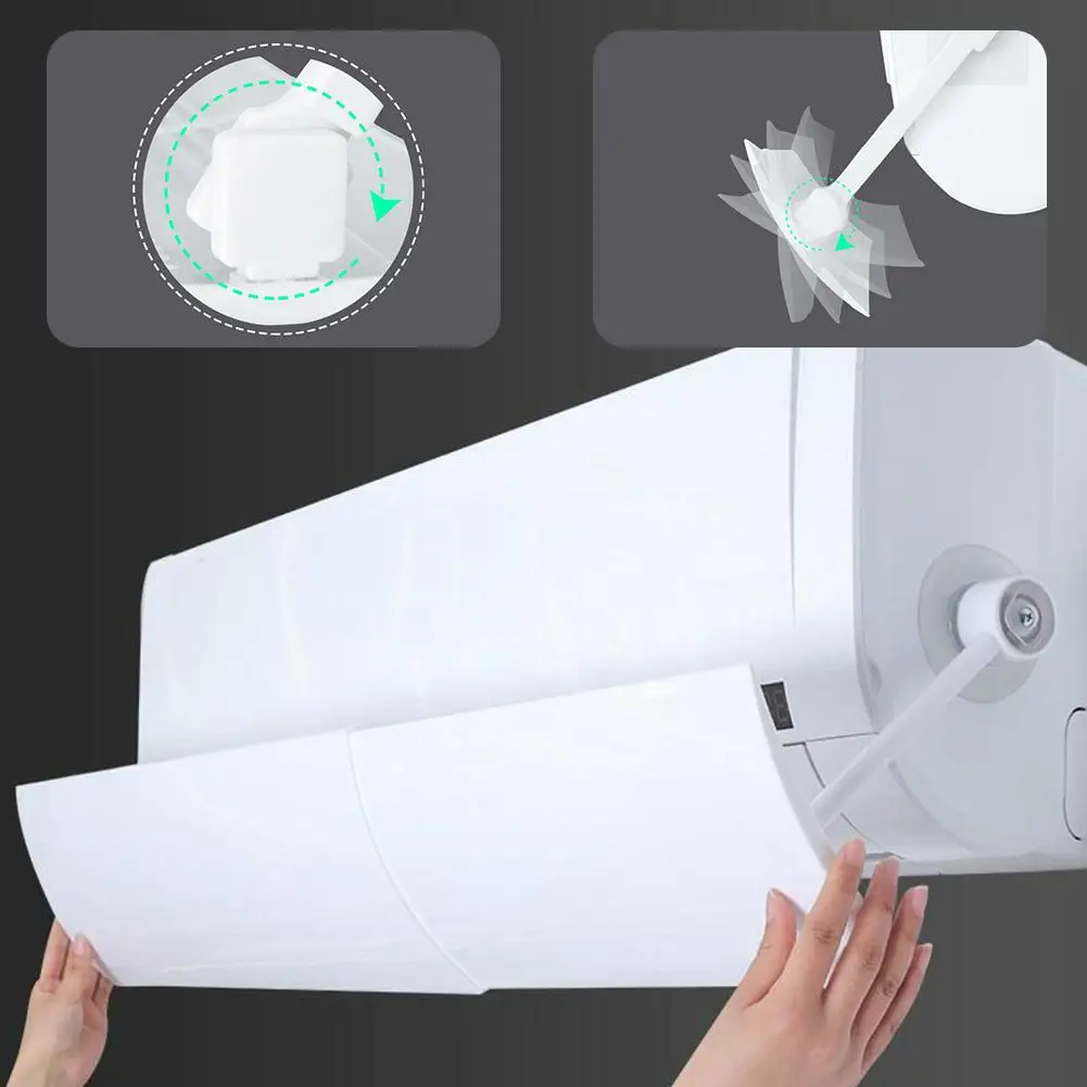 

Anti-direct Retractable Air Conditioner Cover Exhaust Fan Wind Deflector Deflector Exhaust Fan Accessories Air Conditioner