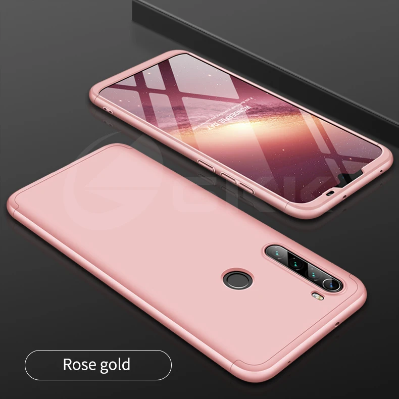 GKK Роскошный чехол для Xiaomi Redmi Note 8T 5 7 8 Pro полная защита противоударный 3 в 1 жесткий чехол для Xiaomi Redmi Note 8 Pro Чехол
