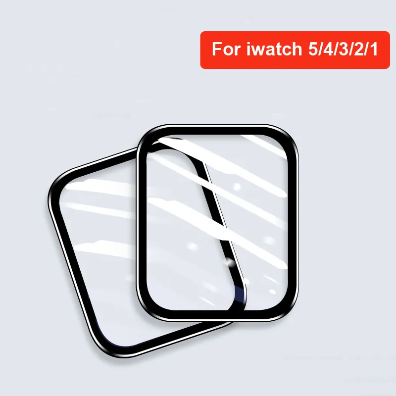 Защитное стекло для Apple Watch 44 42 40 38 мм 10D с полным покрытием iWatch 5 4 3 2 1 защита
