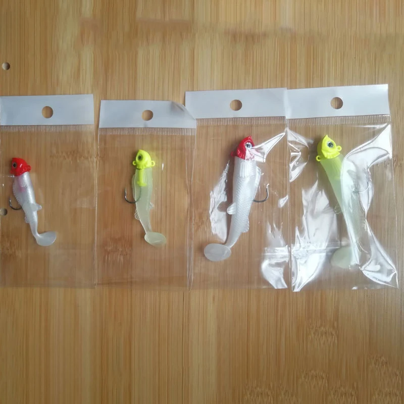 Воблер (Wobbler) Jig Head металлическая приманка 2 предмета Мягкая световой тела