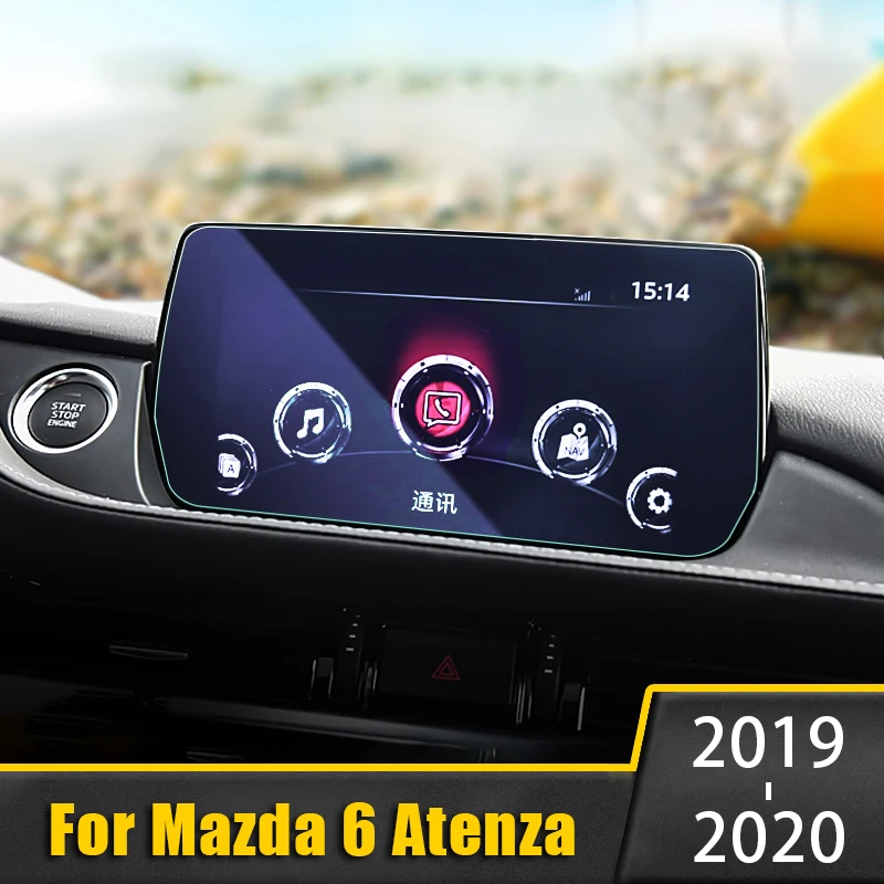 

For Mazda 6 Atenza GJ GL 2019 2020 2021 Tempered Glass Car GPS Navigation Screen Protector Film Monitor Anti Scratch Stickers
