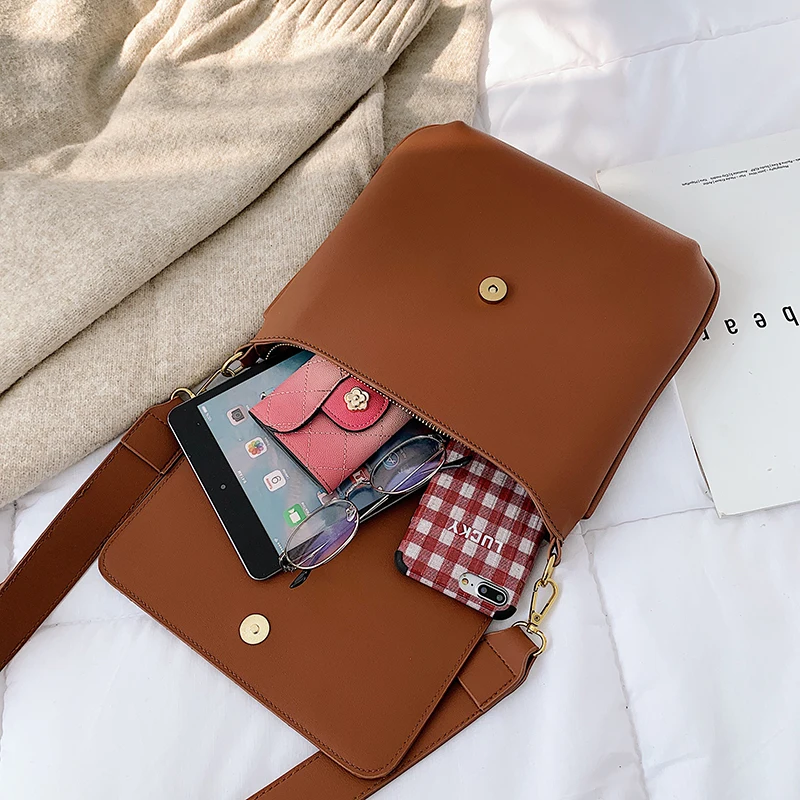 Women Messenger Bags Crossbody Satchel Small Square Leather Mini Female Shoulder Bag Mobile Phone Packet Bolsa | Багаж и сумки