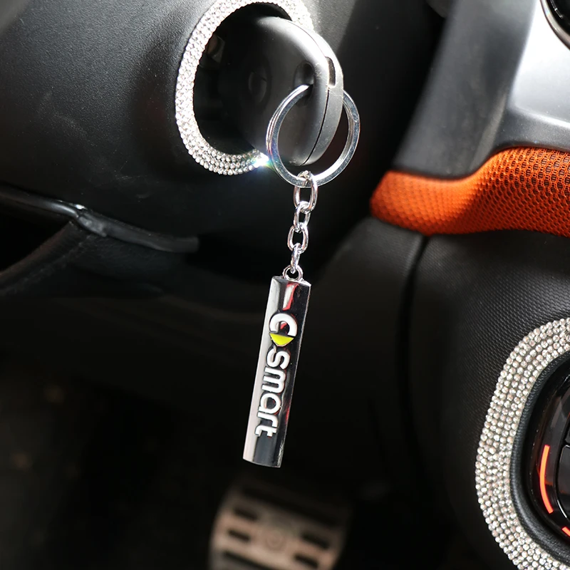 

Car Keychain car key chain Key Ring Hing-end Auto Keyring Car Styling Chaveiros car accessories for Smart 451 453 Fortwo Forfour