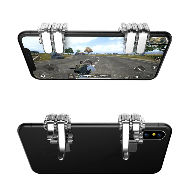 Мобильный контроллер Pubg с 4 кнопками металлический портативный геймпад L1 R1