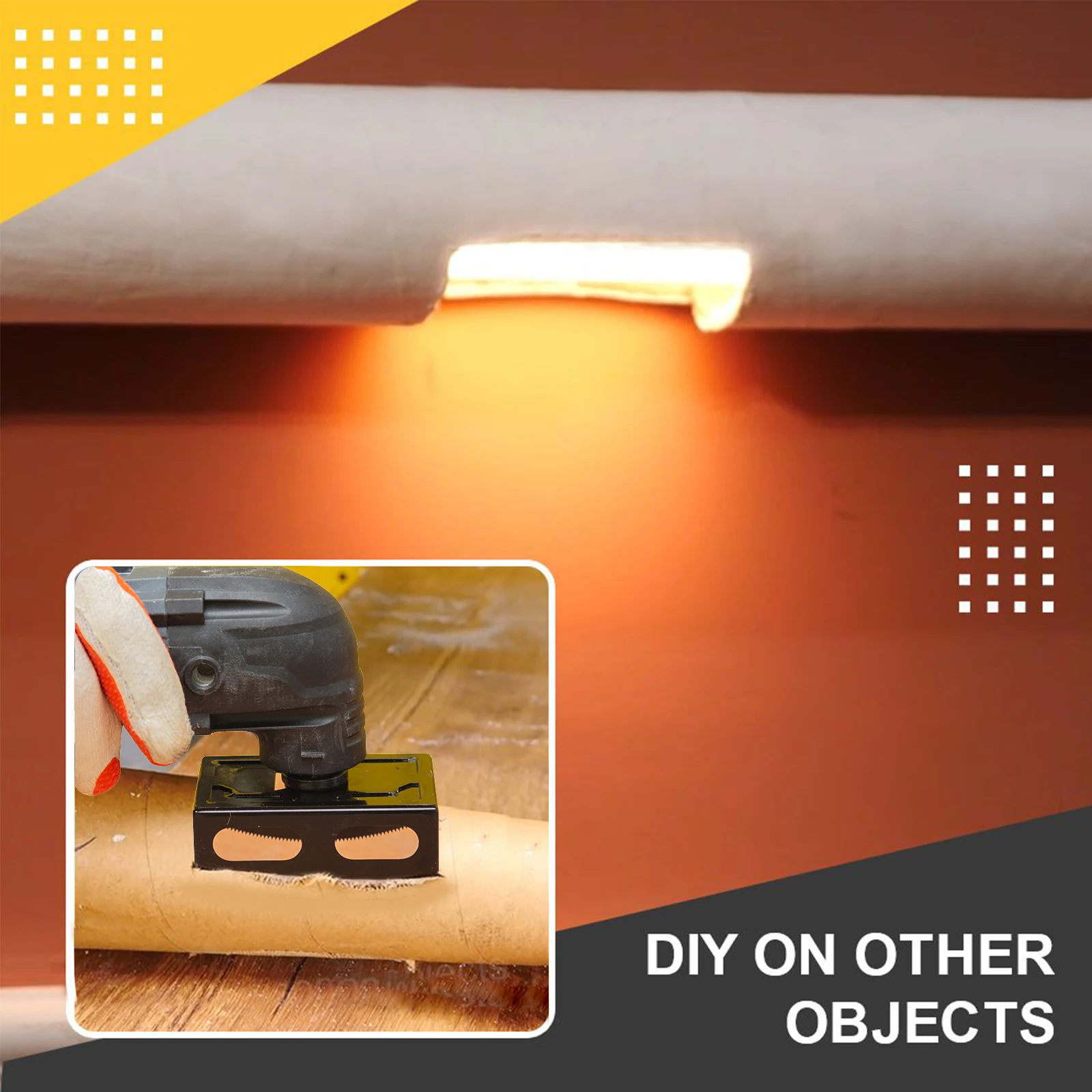 Зецзо®Квадратная фреза квадратная/прямоугольная для электрической дрели с