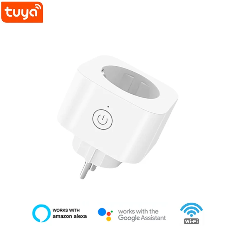 

Smart Plug Мощность монитор таймер разъем EU 10A розетка ZigBee Tuya/приложение Smart Life Управление умный дом голосом работает с Alexa Google Home