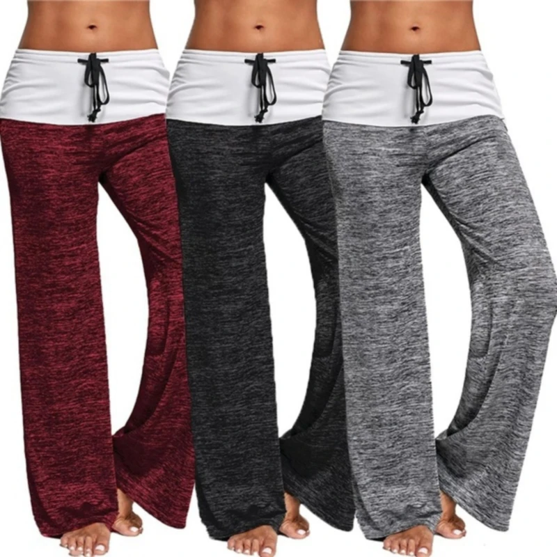 

New Ladies Trousers Women Quality Slim Trousers Ladies Casual Solid Color Pants Lace Up Trousers For Women