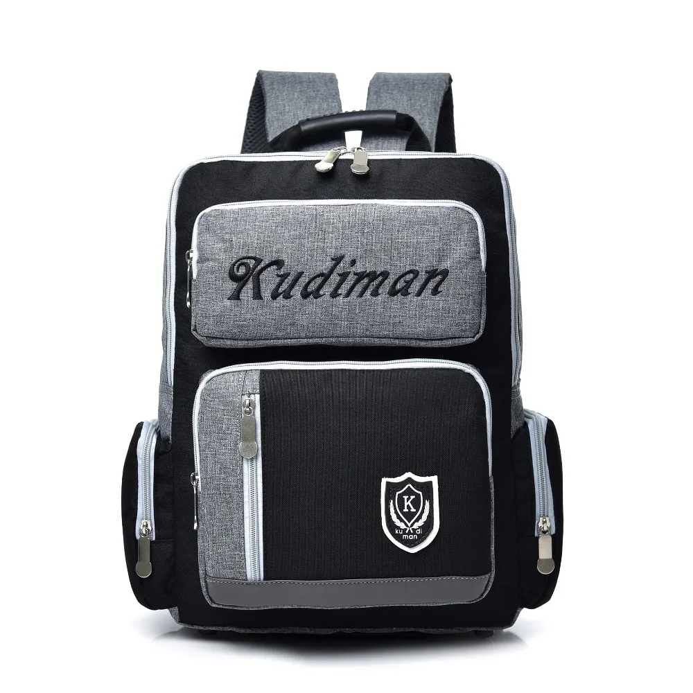 Korean fashion nylon backpack  Lightweight orthopedic 2pcs/set combination school bags for teen boys and girls Casual backpacks