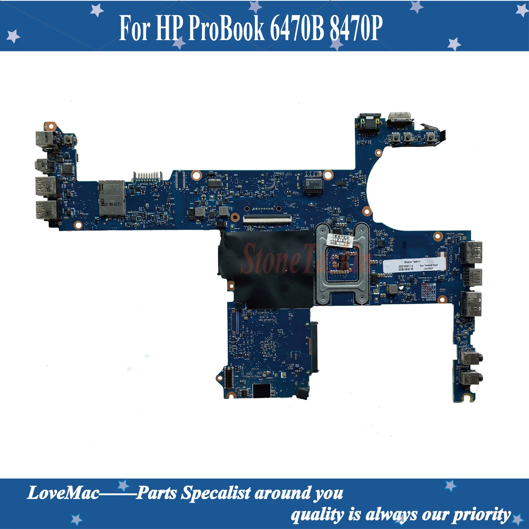 Высокое качество 686040-001 для HP Probook 8470P 8470W материнская плата ноутбука 686040-501 SLJ8A HM77