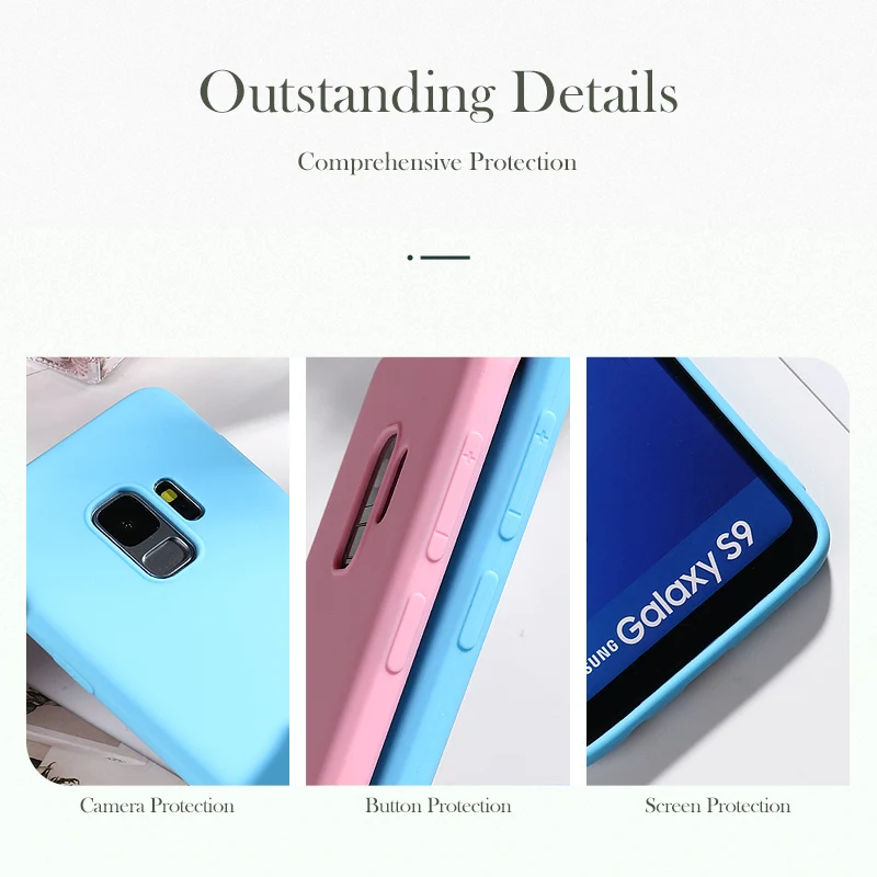 

Candy Color Silicone Phone Cases For OPPO Ace 2 F19 F17 Pro F3 F7 F9 K1 K3 Case Cover OPPO R11S R15 R17 R9S Plus Matte Bumper