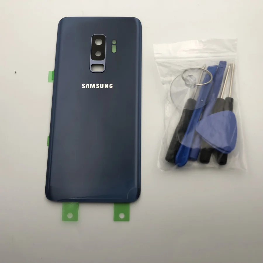 S9 Запасное стекло для samsung Galaxy S9 Plus G965 G965F G965FD крышка батареи Задняя Дверь Корпус G960 G960F G960FD+ инструмент