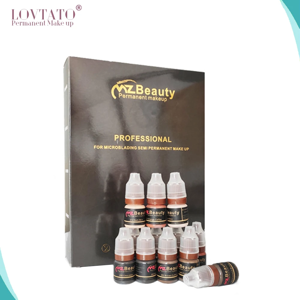 Мануального татуажа бровей тени для век пигмент Профессиональный микро пигменты