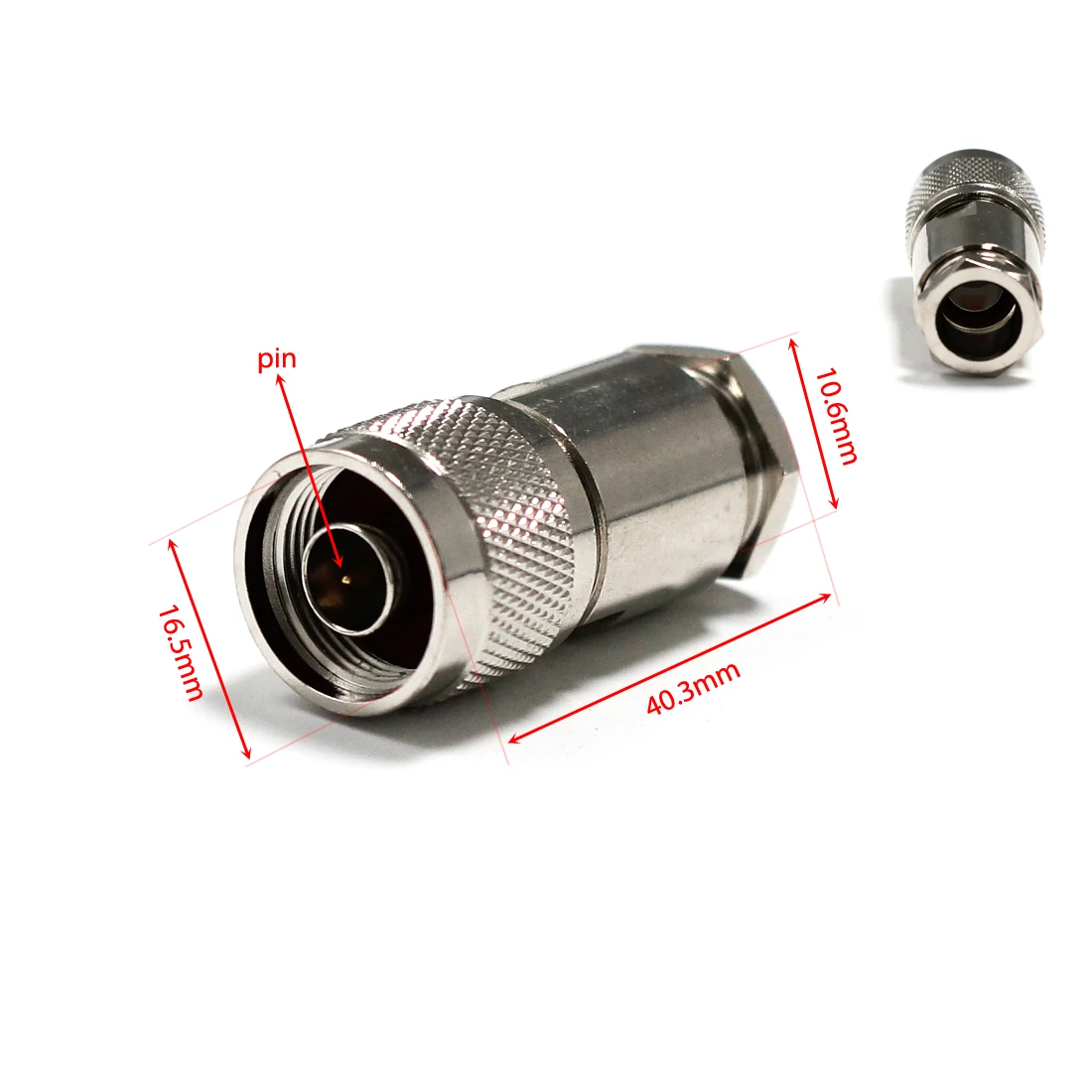 1 шт. N штепсельная вилка RF коаксиальный преобразователь Соединительный зажим для